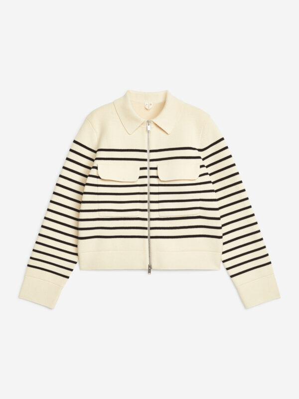 Knitted Cotton Jacket - Size M