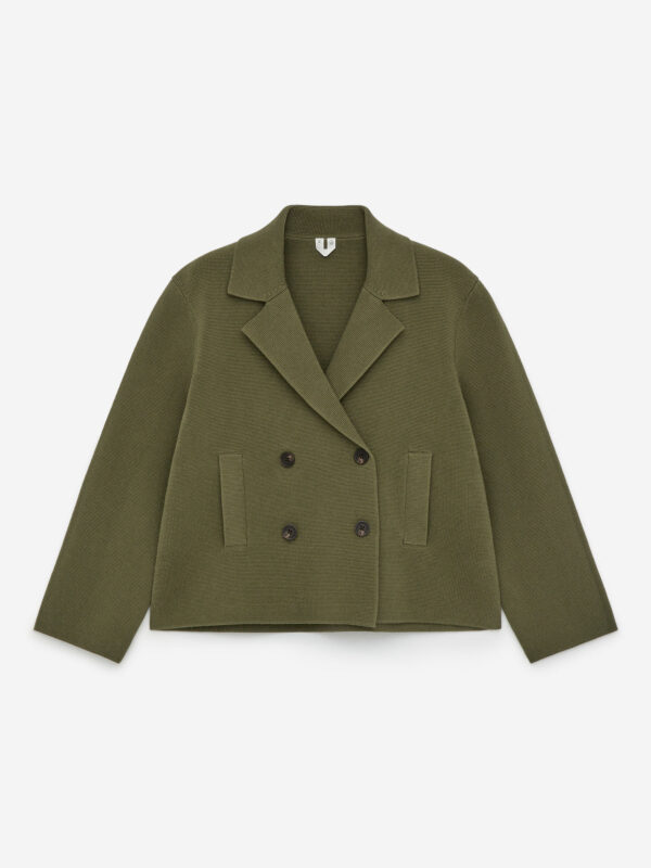 Knitted Cotton Jacket - Size S