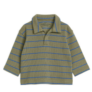 Waffle-Knit Polo Shirt - Size 50/56
